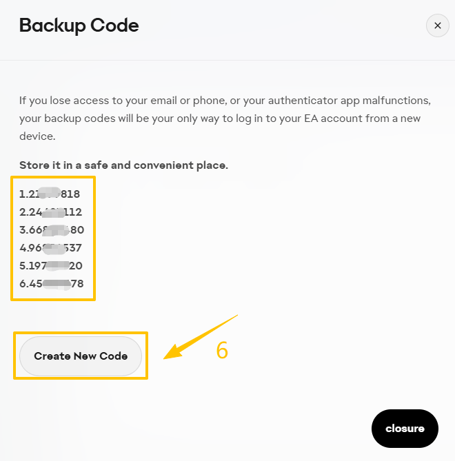 getCodes